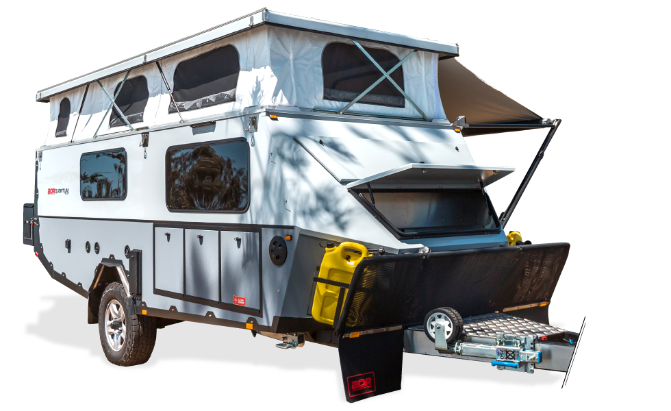 off road hybrid camper quantum plus