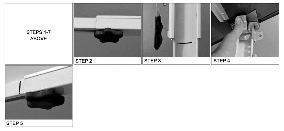 aor awning legs setup steps